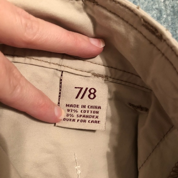 US Polo Assn khaki cargo shorts with belt - Picture 5 of 5